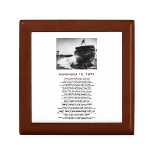 The Edmund Fitzgerald with Crew Names Mug Gift Box