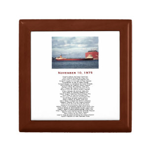The Edmund Fitzgerald with Crew Names Mug Gift Box