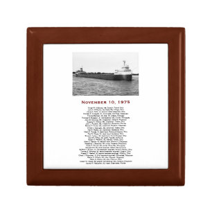 The Edmund Fitzgerald with Crew Names Mug Gift Box
