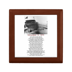 The Edmund Fitzgerald with Crew Names Mug Gift Box