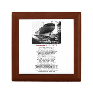 The Edmund Fitzgerald with Crew Names Mug Gift Box