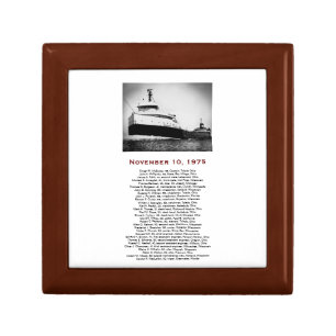 The Edmund Fitzgerald with Crew Names Mug Gift Box