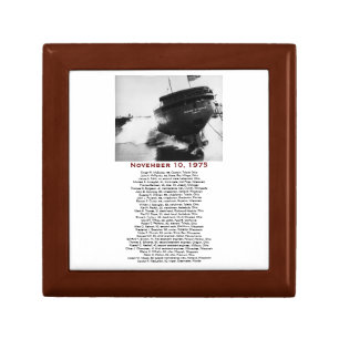 The Edmund Fitzgerald with Crew Names Mug Gift Box
