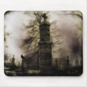 The Eerie Gate Mouse Pad