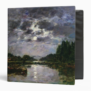 The Effect of the Moon, 1891 (oil on canvas) 3 Ring Binder
