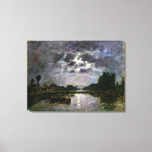 The Effect of the Moon, 1891 (oil on canvas) Canvas Print