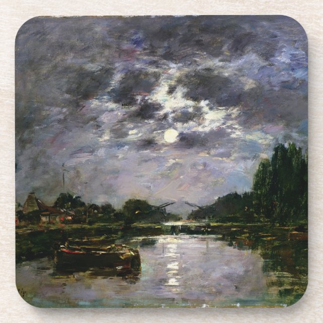 The Effect of the Moon, 1891 (oil on canvas) Drink Coaster (Front)