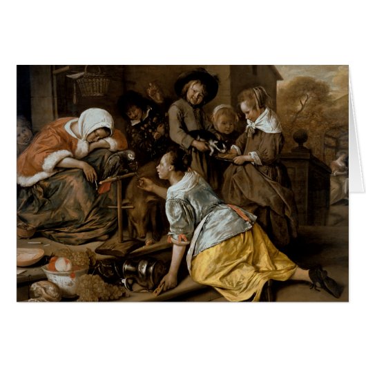 The Effects of Intemperance, c.1663-65 Cards (Front Horizontal)