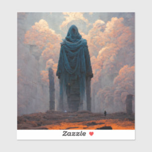 The Effigy Fantasy Sci-Fi Art Sticker