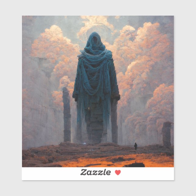 The Effigy Fantasy Sci-Fi Art Sticker (Sheet)