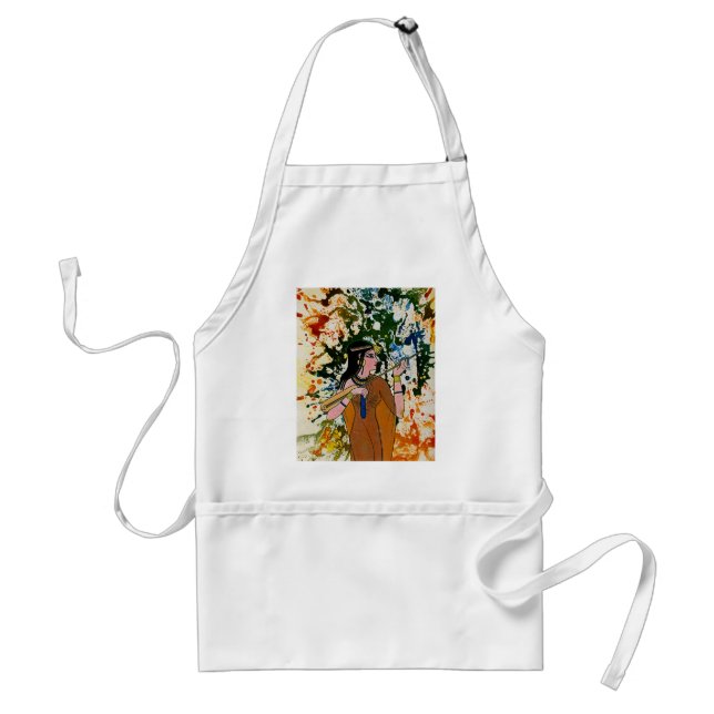 The Egyptian Enchantress by Michael Moffa Adult Apron (Front)