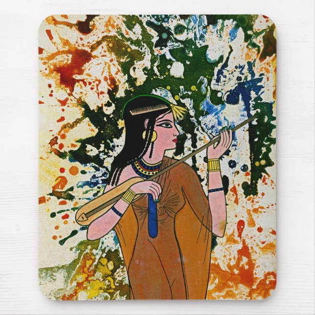 The Egyptian Enchantress by Michael Moffa Mouse Pad (Front)