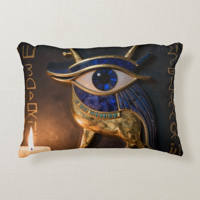 The Egyptian Eye´2 Accent Pillow (Front)