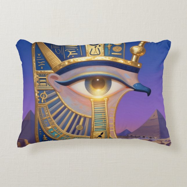 The Egyptian Eye´2 Accent Pillow (Front)