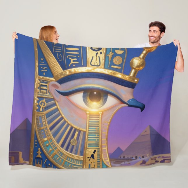 The Egyptian Eye´2 Fleece Blanket (In Situ)