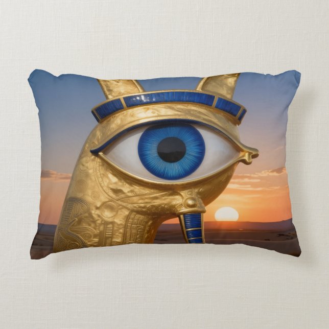 The Egyptian Eye´3 Accent Pillow (Front)