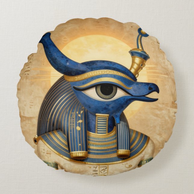 The Egyptian Eye´4 Round Pillow (Front)