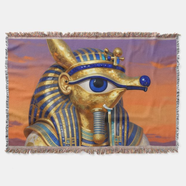The Egyptian Eye´5 Throw Blanket (Front)