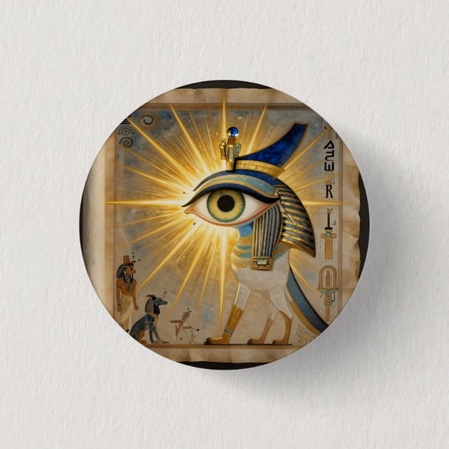 The Egyptian Eye´6 Button (Front)