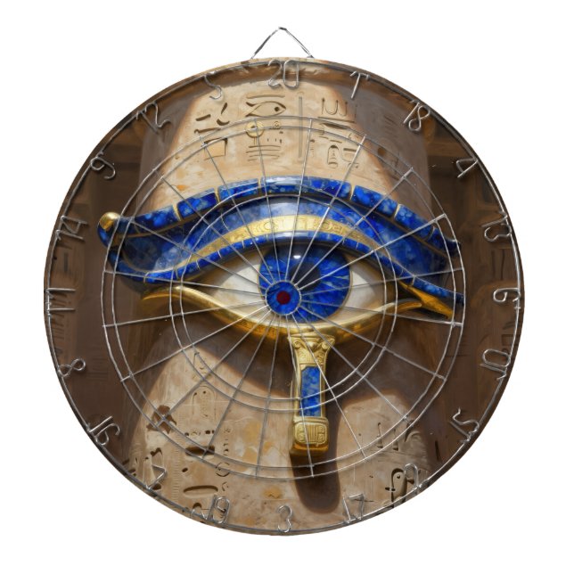 The Egyptian Eye´6 Dart Board (Front)