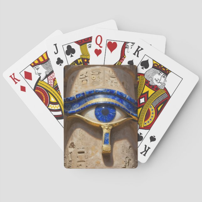 The Egyptian Eye´6 Poker Cards (Back)