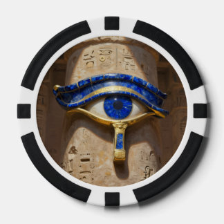 The Egyptian Eye´6 Poker Chips