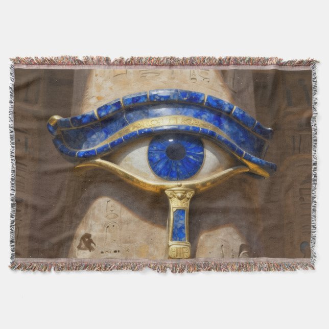 The Egyptian Eye´6 Throw Blanket (Front)