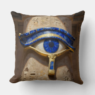 The Egyptian Eye´6 Throw Pillow