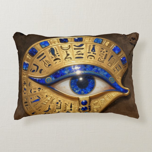 The Egyptian Eye´7 Accent Pillow (Front)