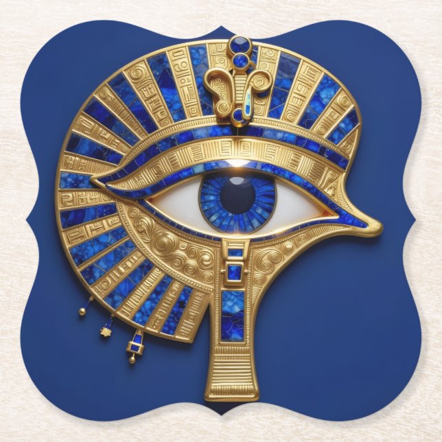 The Egyptian Eye´8 Paper Coaster (Front)