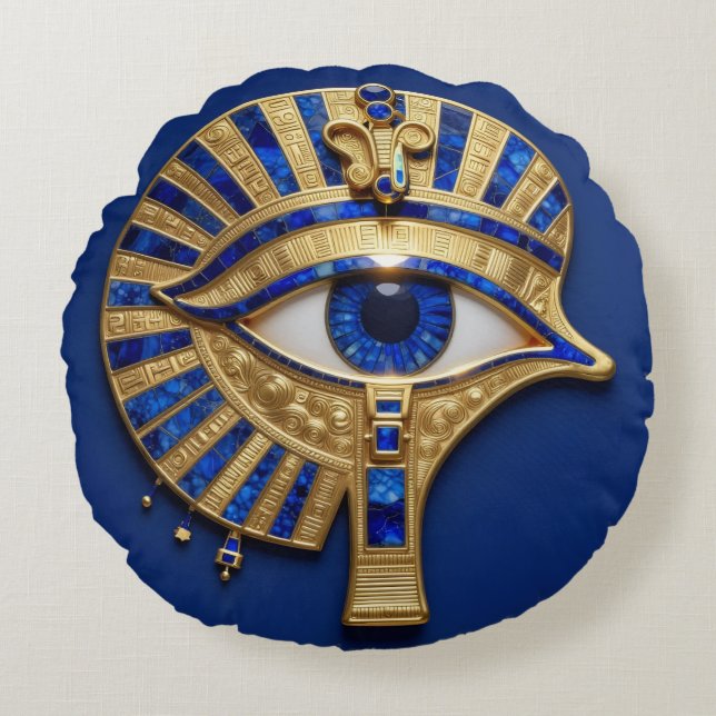 The Egyptian Eye´8 Round Pillow (Front)