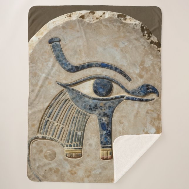 The Egyptian Eye´8 Sherpa Blanket (Front)