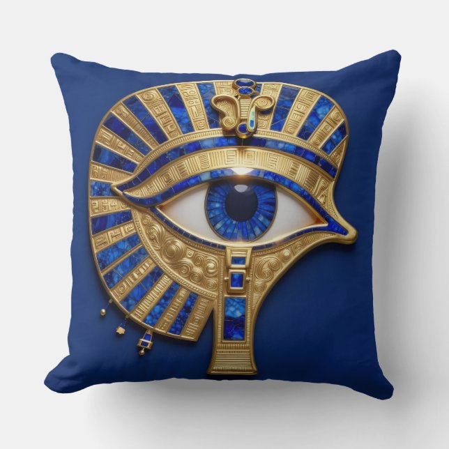 The Egyptian Eye´8 Throw Pillow (Front)