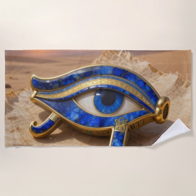 The Egyptian Eye´9 Beach Towel (Front)