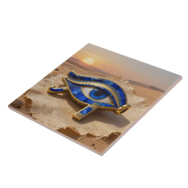 The Egyptian Eye´9 Ceramic Tile (Side)