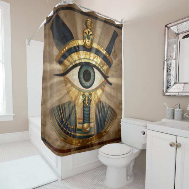 The Egyptian Eye´9 Shower Curtain (In Situ)