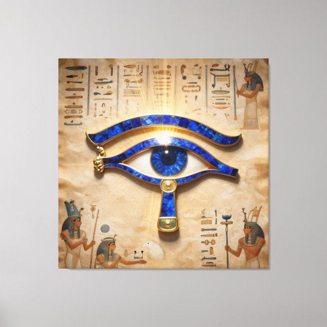 The Egyptian Eye Canvas Print (Front)