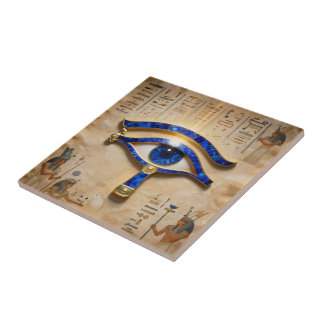 The Egyptian Eye  Ceramic Tile