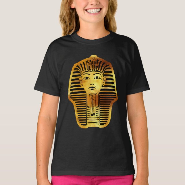 The Egyptian Golden Tutankhamun Mask T-Shirt (Front)