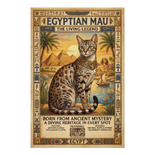 The Egyptian Mau Poster