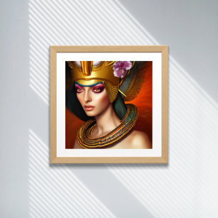 The Egyptian Queen Fantasy Art Poster