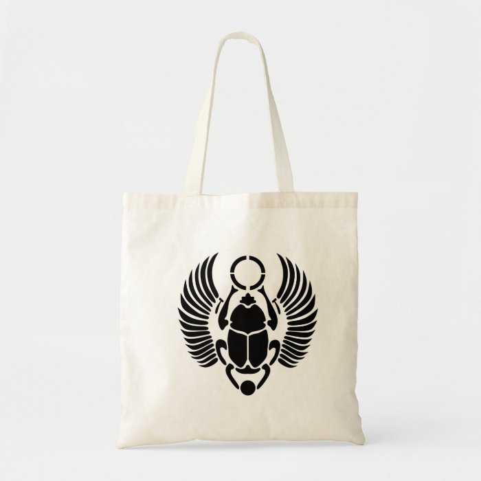 The Egyptian Scarab Beetle Tote Tote Bags