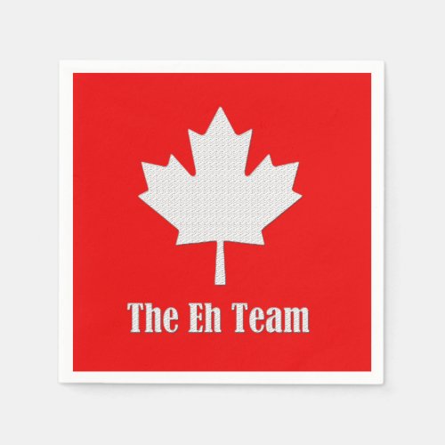 The Eh Team Canada Day Party Paper Napkins