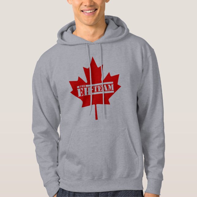 The Eh Team Canada Maple Leaf Hoodie (Front)