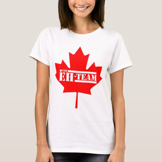 The Eh Team Canada Maple Leaf T-Shirt (Front)