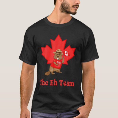 The Eh Team Moose Mable Leaf Canadian Funny Countr T_Shirt