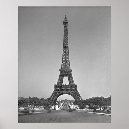 The Eiffel tower 1887_89 Poster