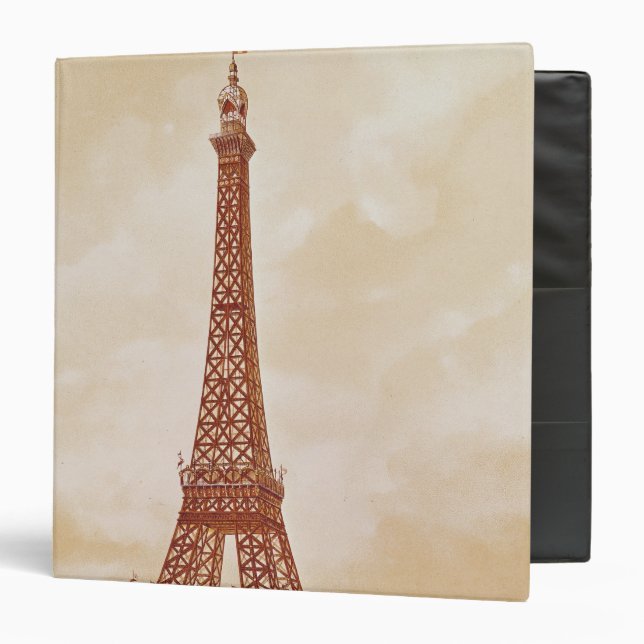 The Eiffel Tower, 1889 Binder (Front/Inside)