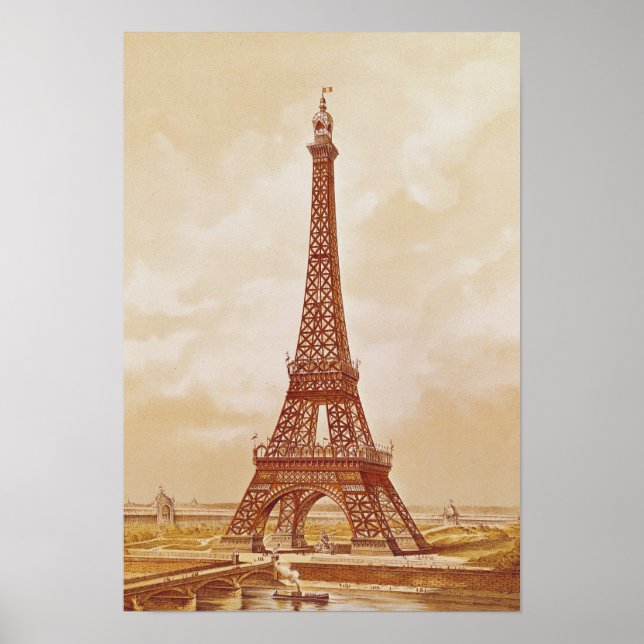The Eiffel Tower, 1889 Poster (Front)