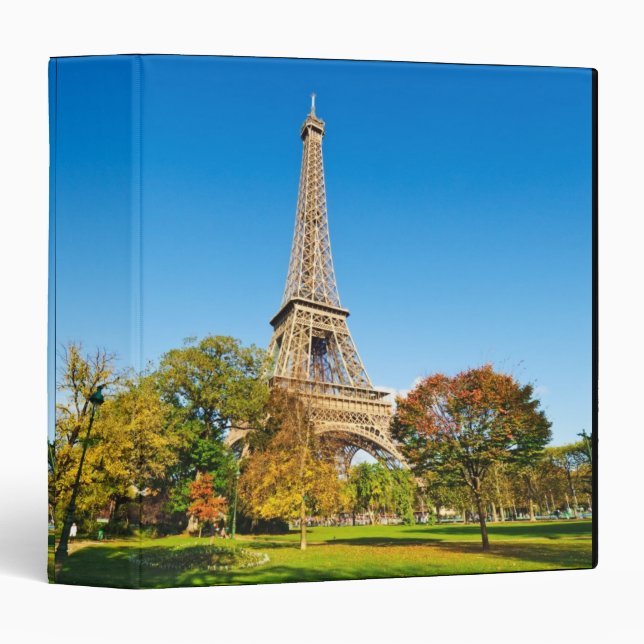 The Eiffel Tower 3 Ring Binder (Front/Spine)